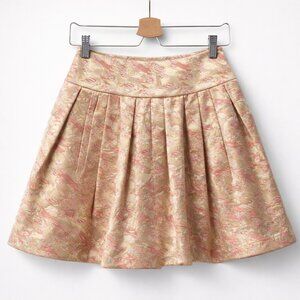 Anthro Sugarplum Skirt 6 Whimsical Coquette Twee Retro Flare Pockets